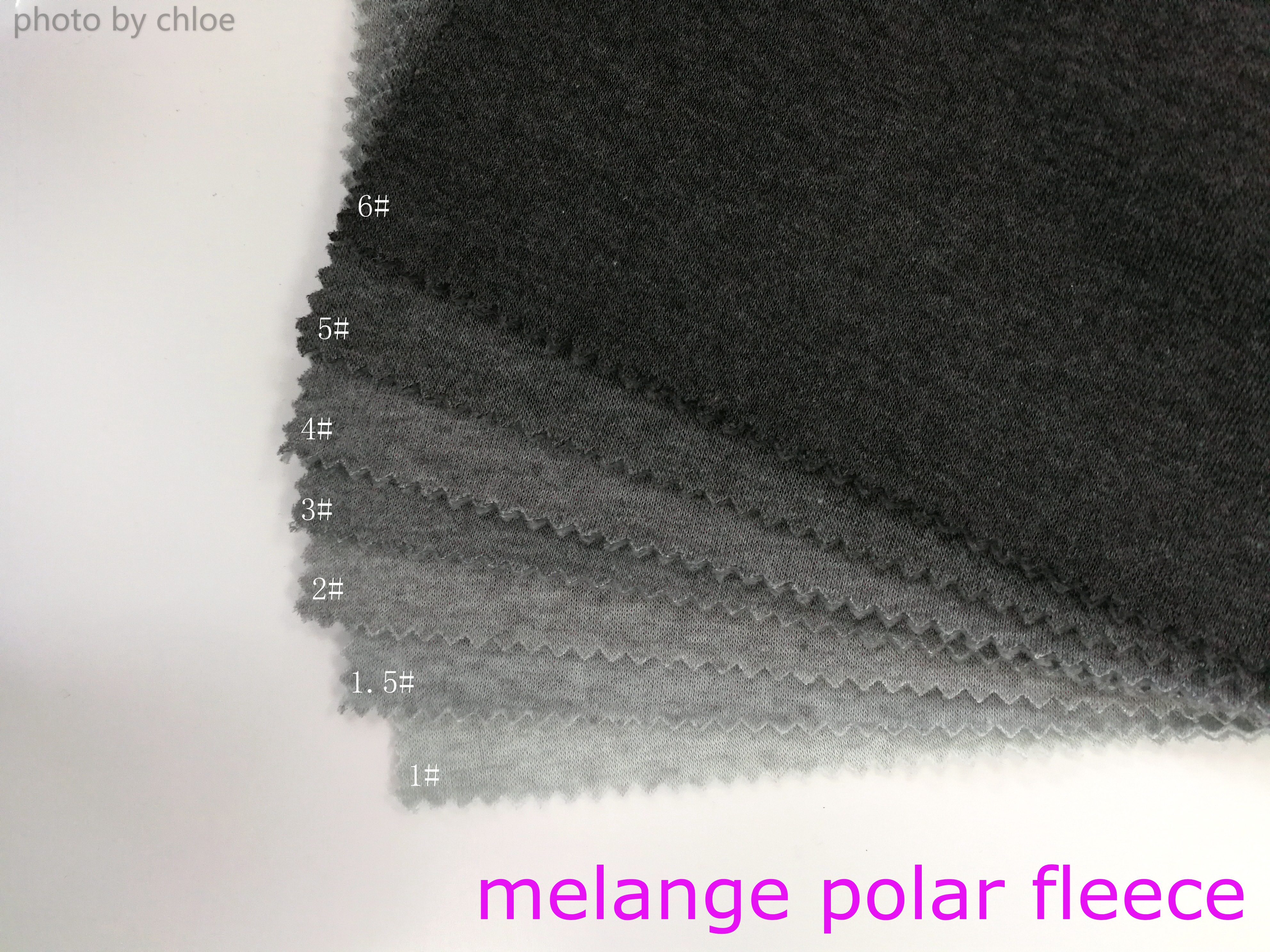 melange polar fleece