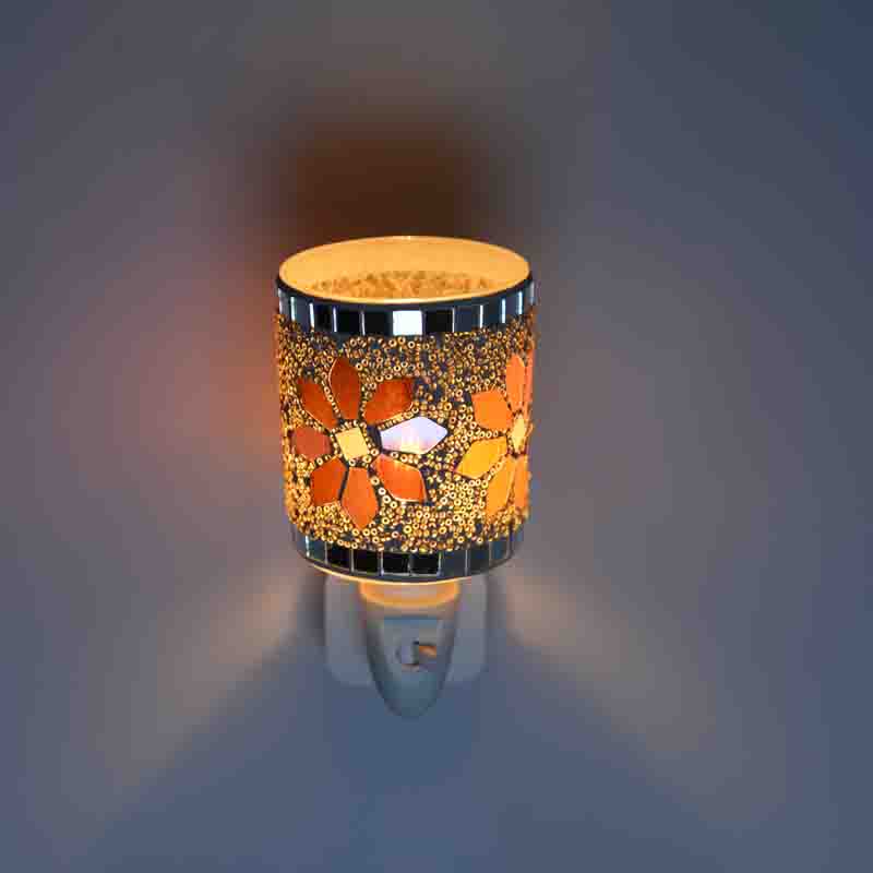 Mosaic glass fragrance night lamp Mosaic glass night lamp Interior lamp Home decor lamp glass crafts