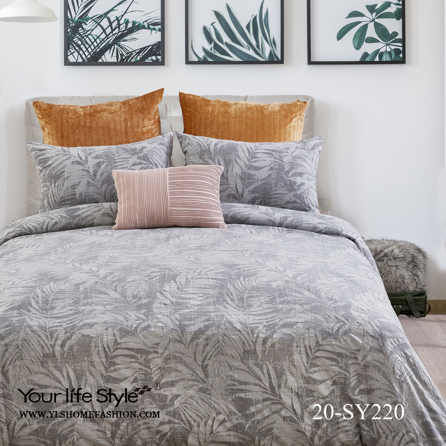 20-sy220 Three Piece Duvet Cover Set