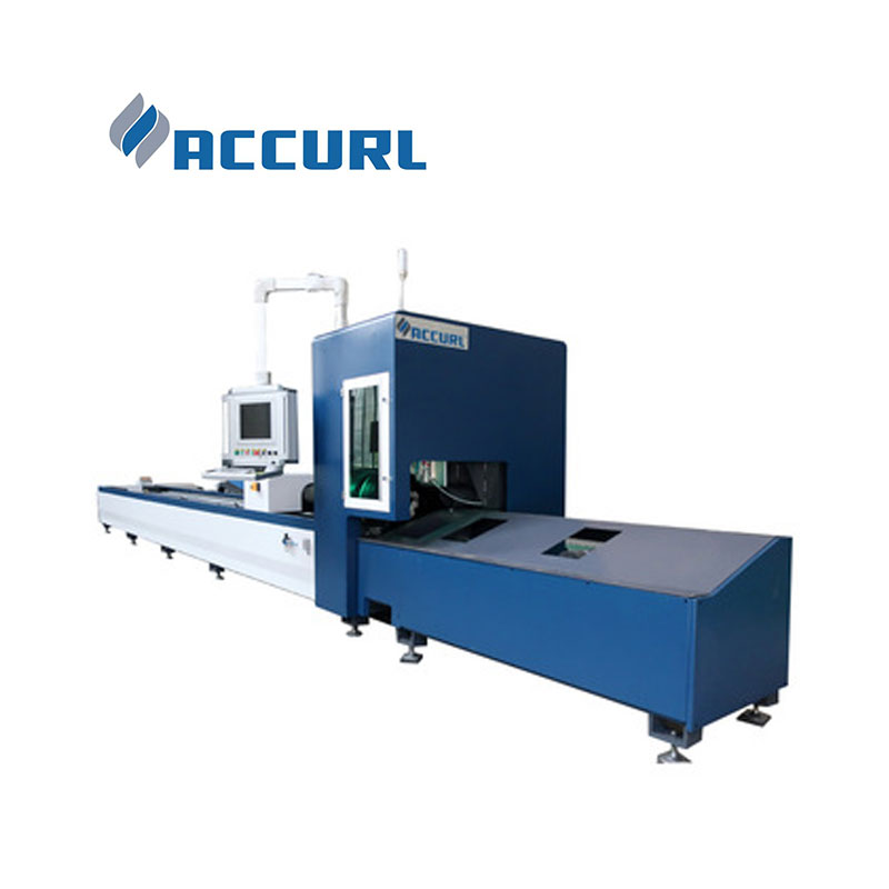 Accurl High speed auto-feeding 2000W Metal Pipe and Sheet Tube Laser Cutting Machine