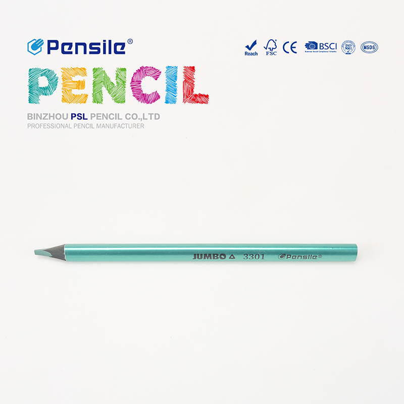 Triangular Jumbo metallic color pencil