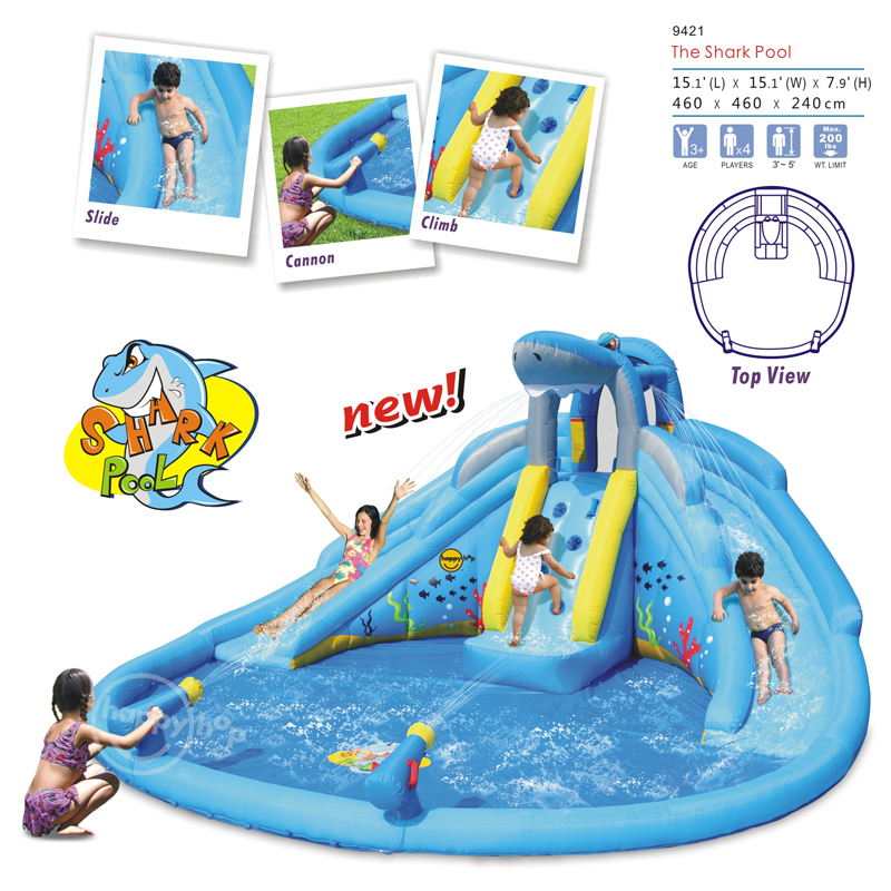 The Shark Pool water slide