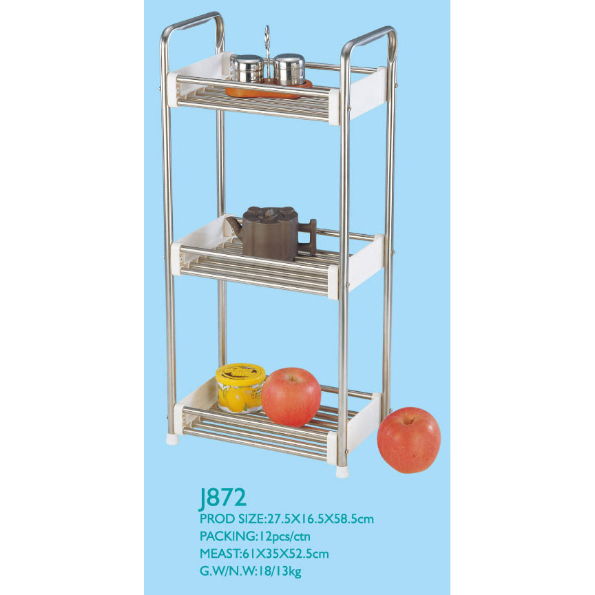 stainless steel three layer rack