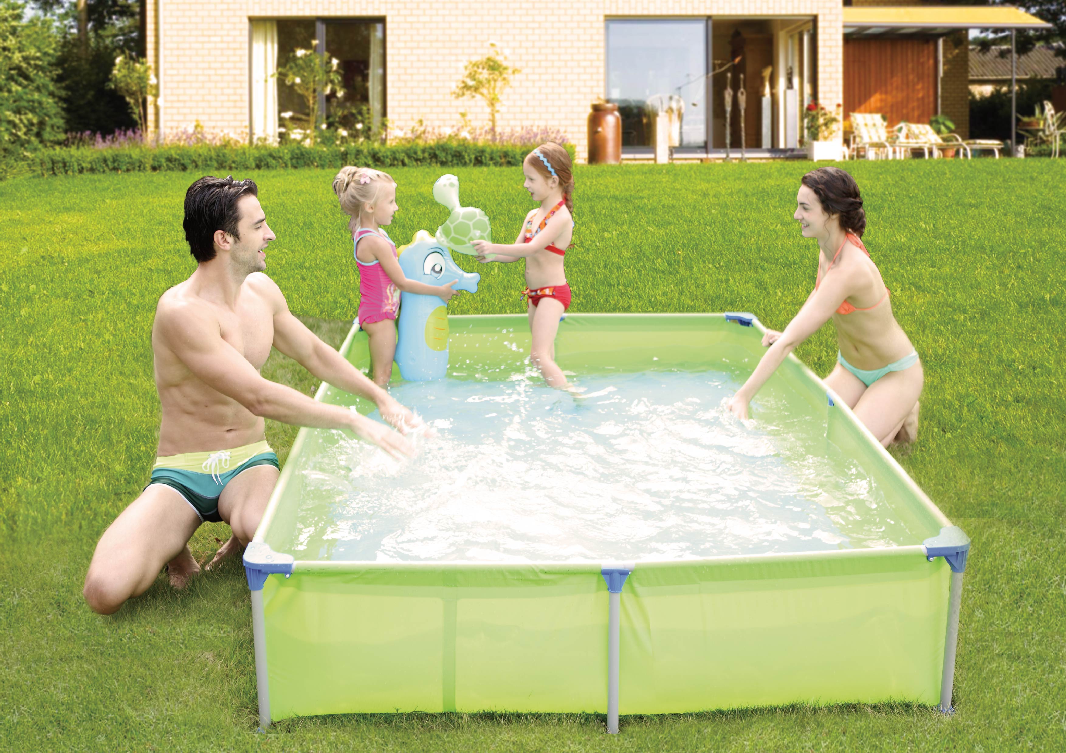 Rect. frame pool for kids