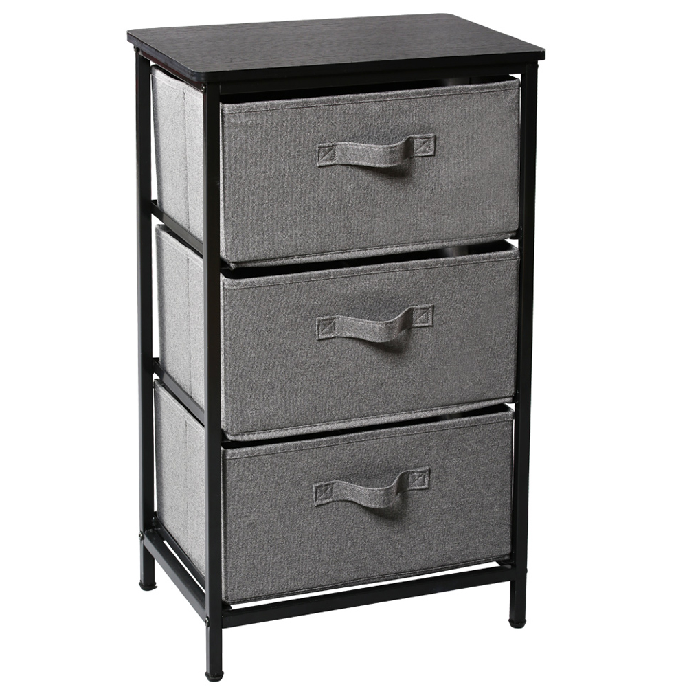 storage shelf with 3 drawers，storage cabinet