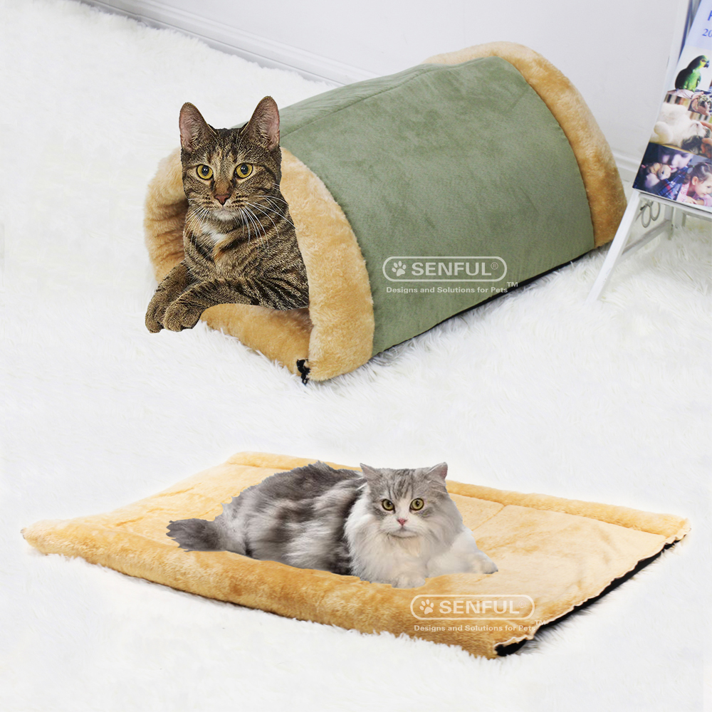 2-In-1 Cat Tunnel/Mat