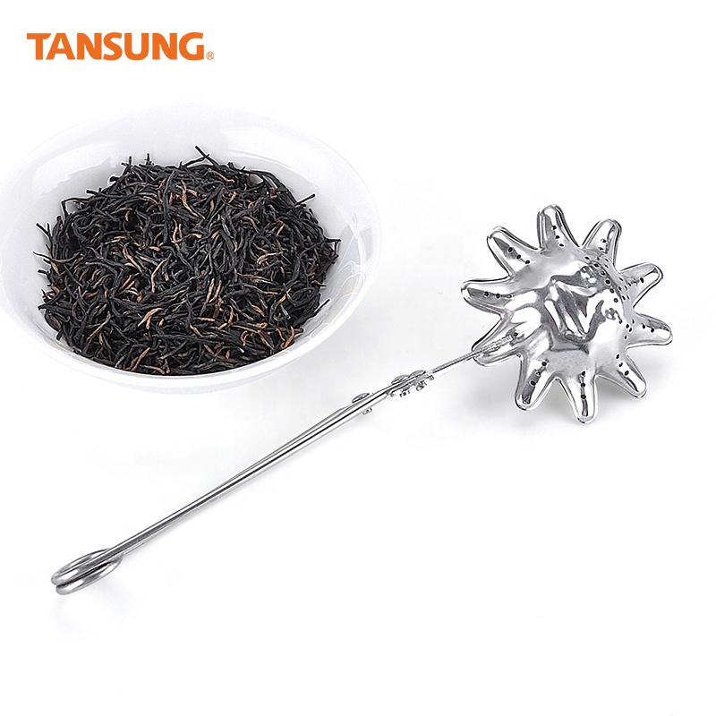 Irregular stainless steel tea strainer