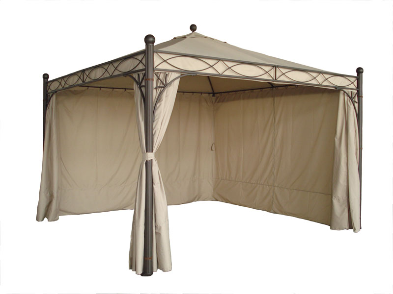 3.5×3.5M Venice Gazebo with side wall