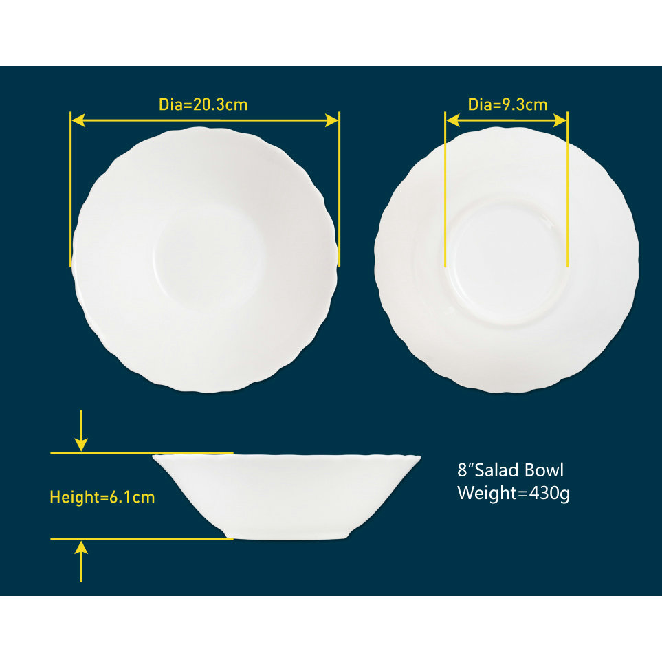cut-dede 8" salad bowl