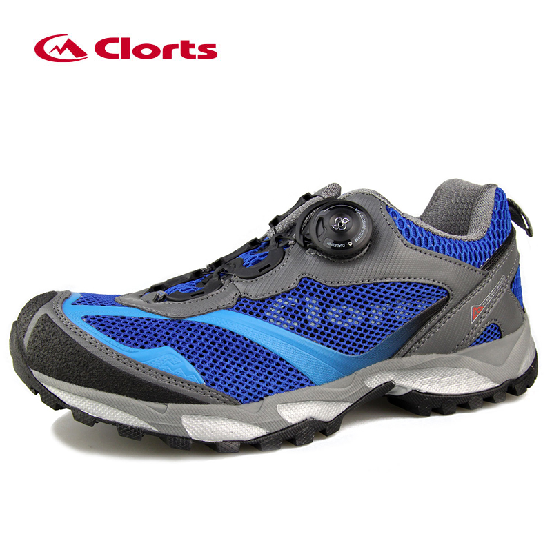 CLORTS Lightweight Breathable BOA Lacing Outdoor Hiking Running Shoes Trail Running Shoes