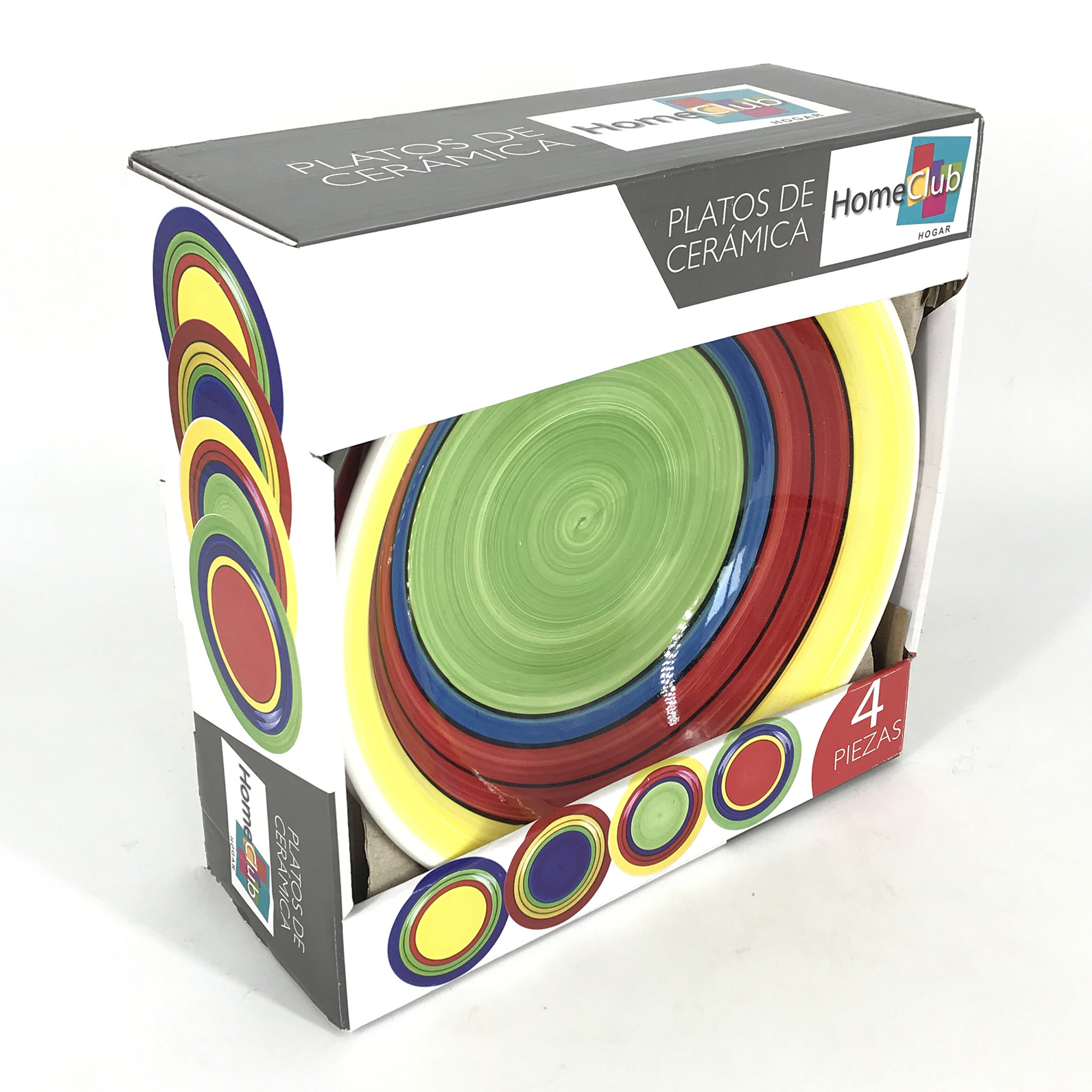 8.25'' hand painted color box soup bowl set