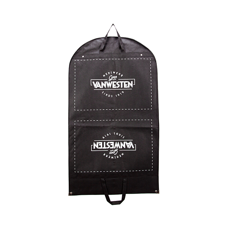 Dustproof Mothproof Durable black Foldable garment bags for suits