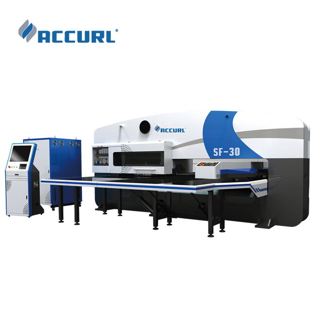 ACCURL Servo CNC Turret Punch Press MAX-SF-30 ton with FANUC Series Oi-PO CNC Control System