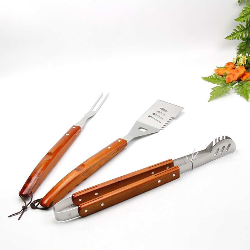 BBQ Tools BBQ Tools With Wooden Handle