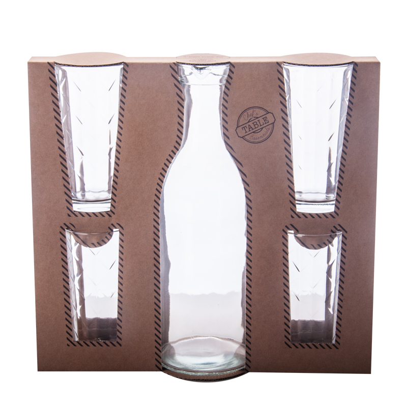 Glass drink set