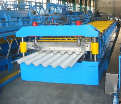 Corrugated Steel Sheet Roll Forming Machine