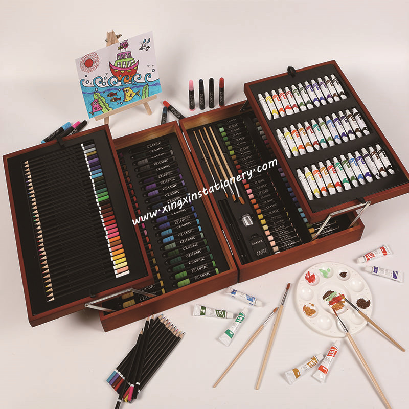 175pcs Wooden Box Art Set