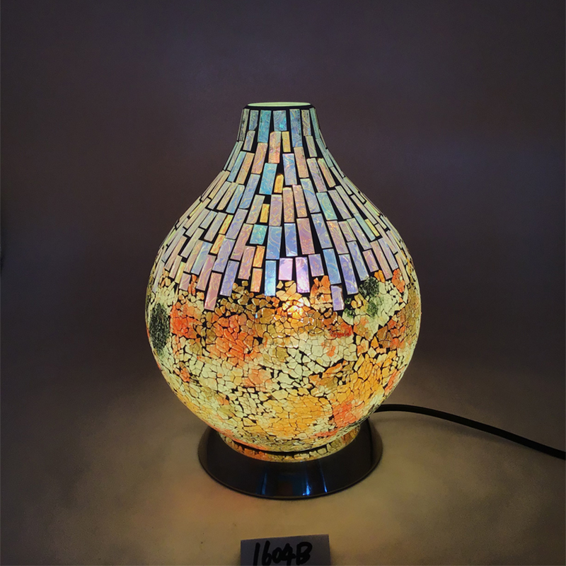 Table Lamp glass table lamp Glass Mosaic decorative lamp Home decoration glass Mosaic desk lamp