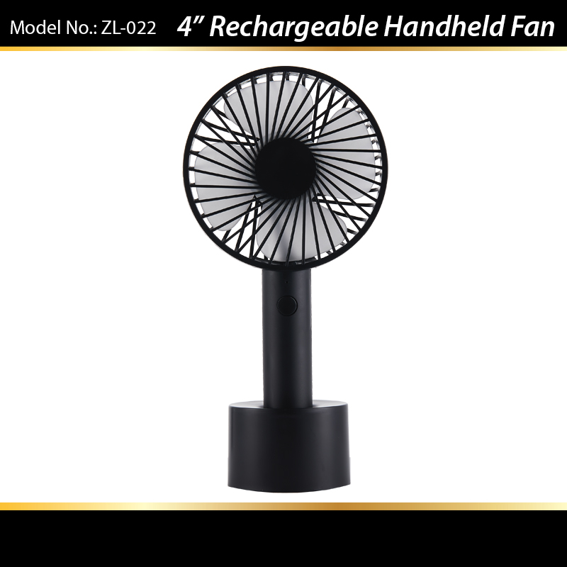 4inch Rechargeable Handheld Fan