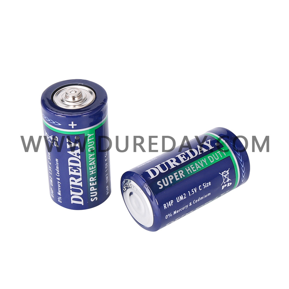 Zinc Carbon Battery R14 Size C Baby