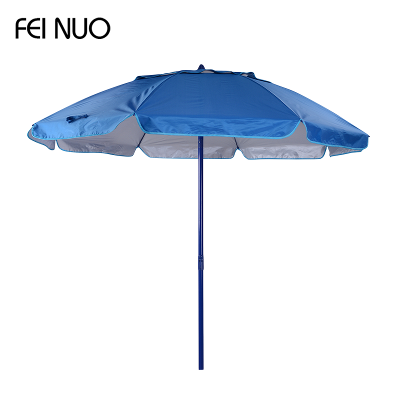 Custom service double layer foldable beach sunshade umbrella parasol
