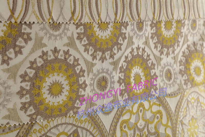 Jacquard Fabric for Sofa, Curtain, Pillow and Furniture