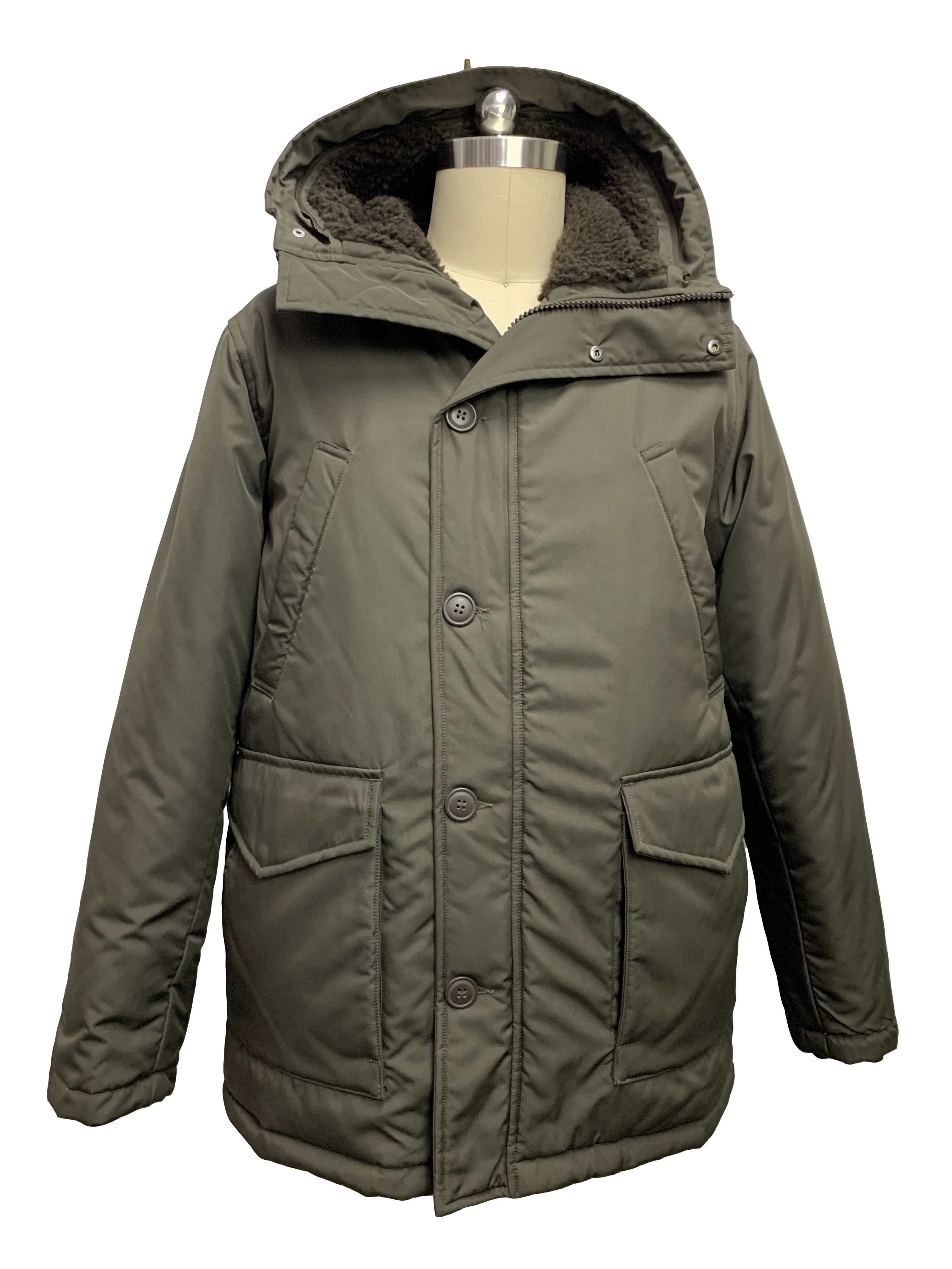 padding long coat