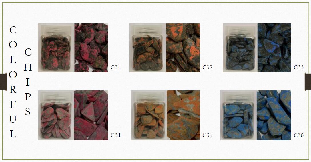 Colorful Chip Stone