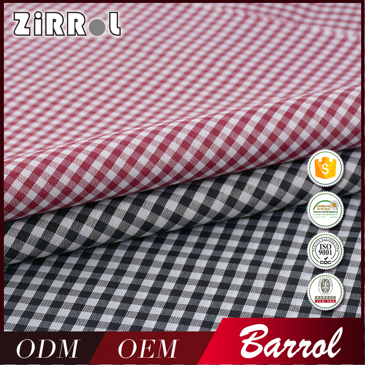 Polyester Yarn Dyed School Check Fabric