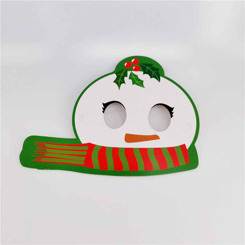Christmas Party Supplies Paper Mask