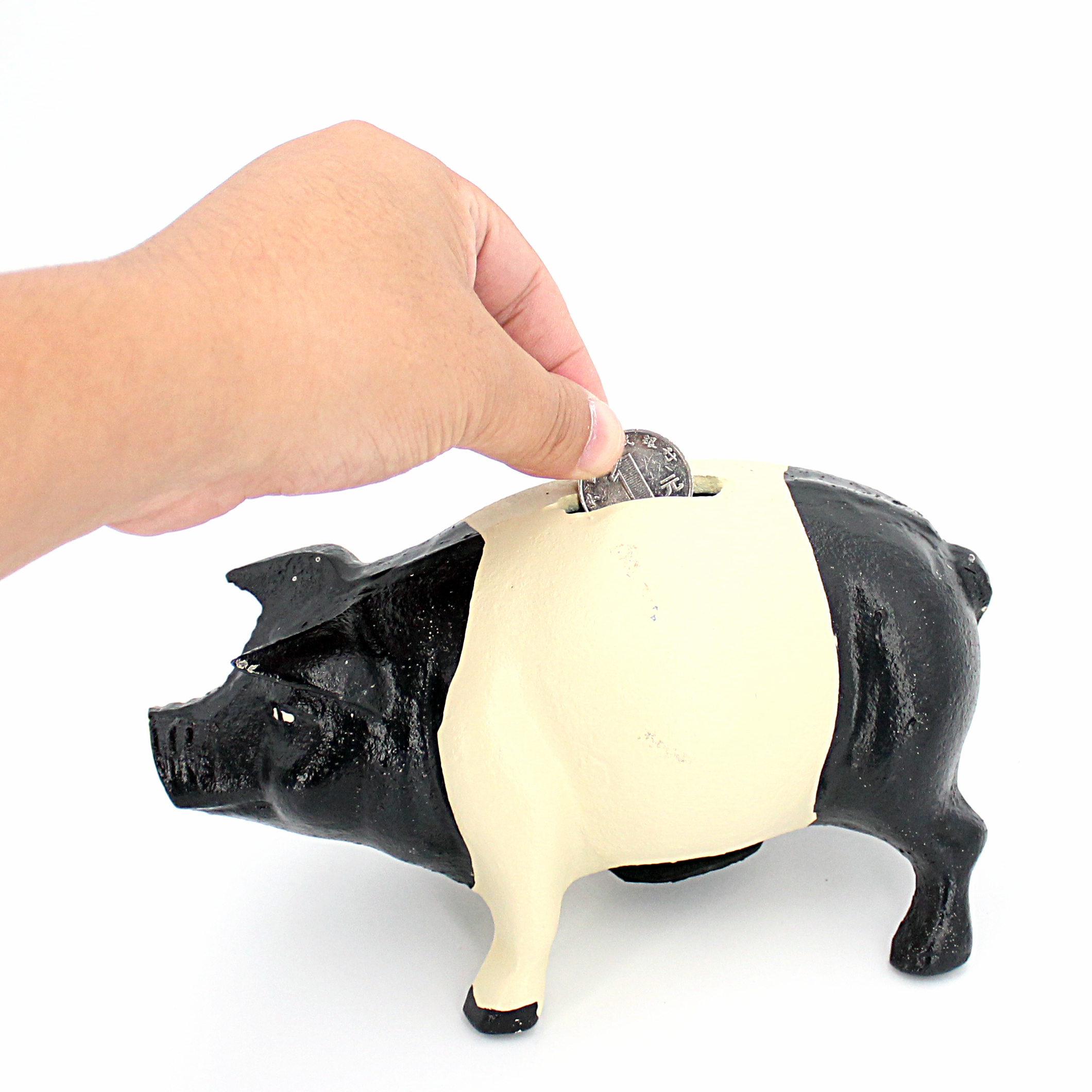 Cast Iron Pig Piggy Bank