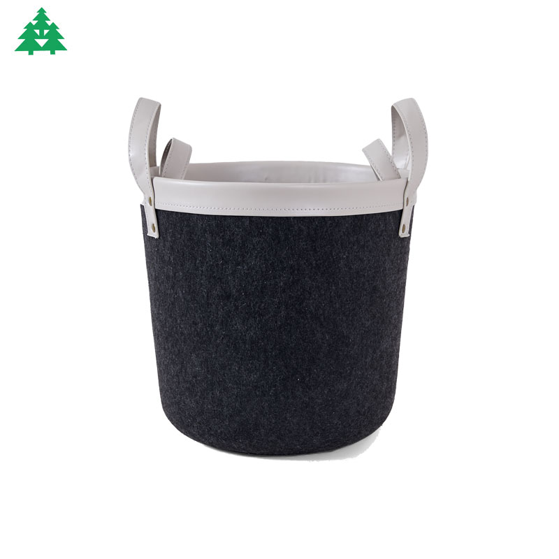 Felt storage bucket,flowerpot, storage basket, laundry basket