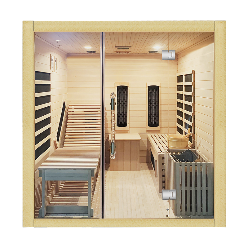 Infrared and steam combine sauna
