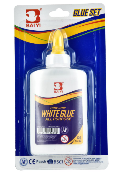 1ct 120g White Glue In Blister