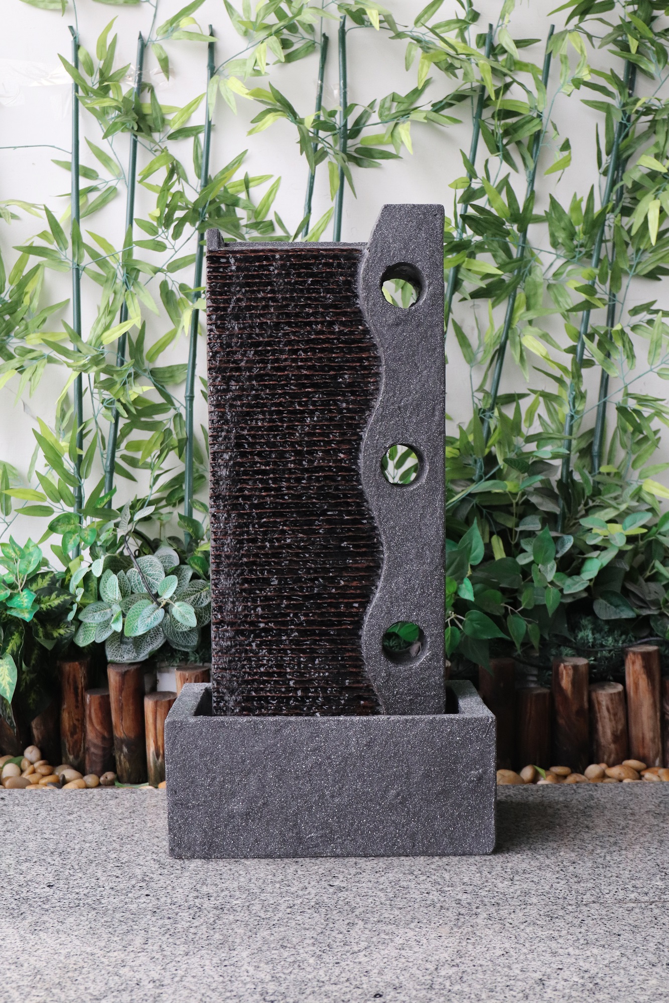 slate water fountain