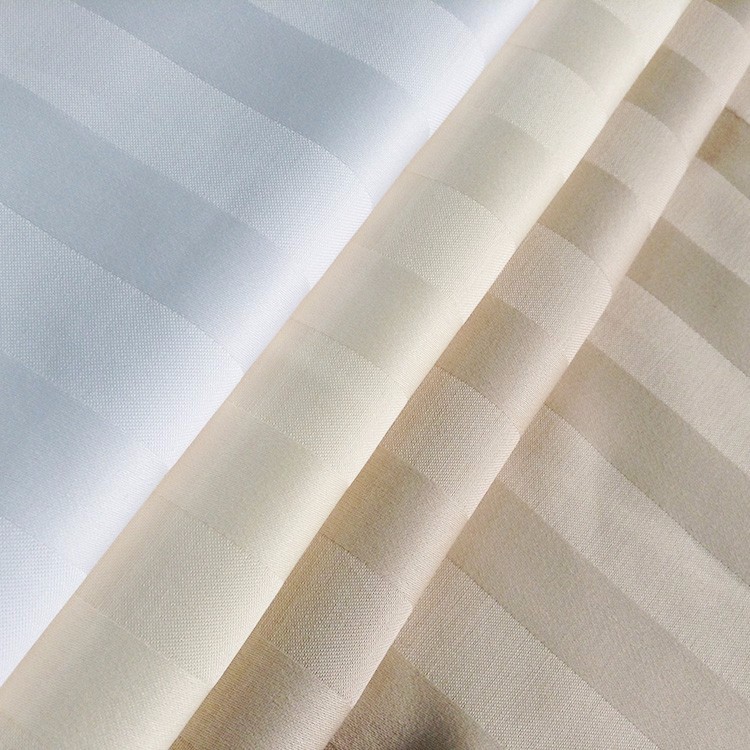 Polycotton T/C 50/50 2cm sateen stripe fabric 40s*40s 250TC