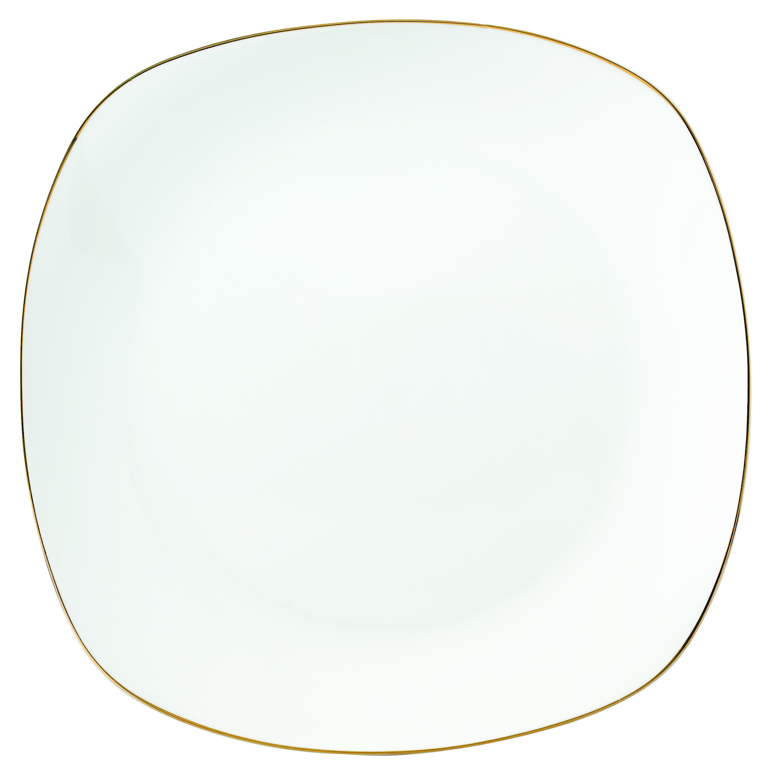 Ggk 1-3mm Square Dinner Set; Gold Or Silver Line