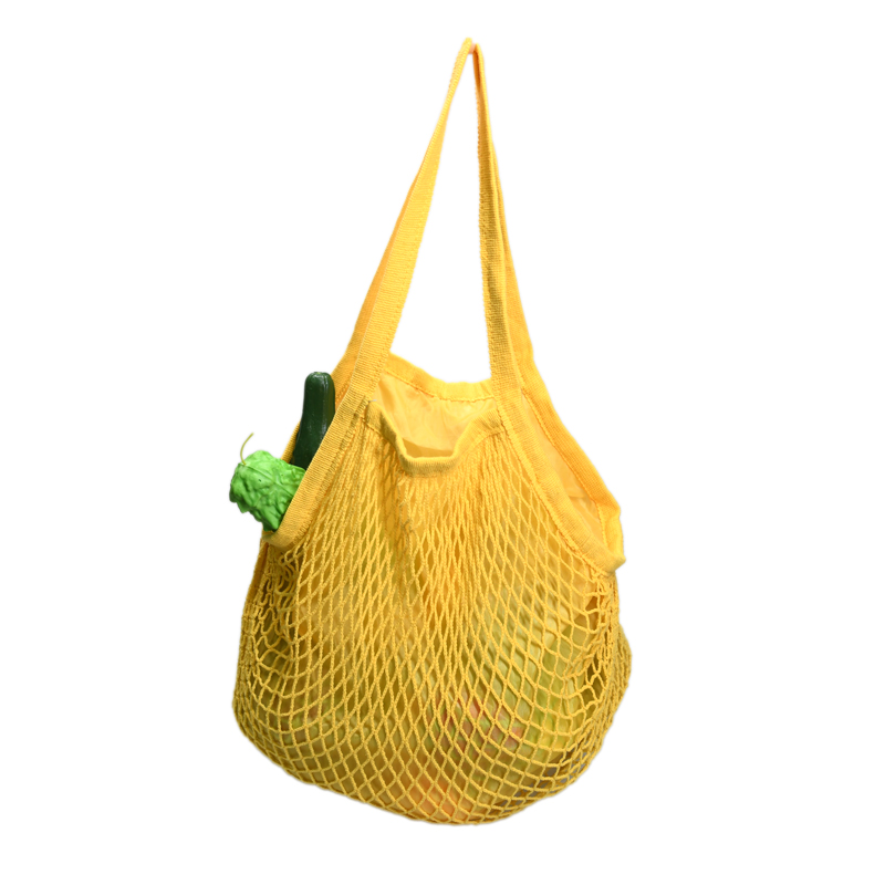 ECO-FRIENDLY bag groceries bag Portable/Reusable/Washable Cotton Mesh String Organic Organizer Shopping Handbag