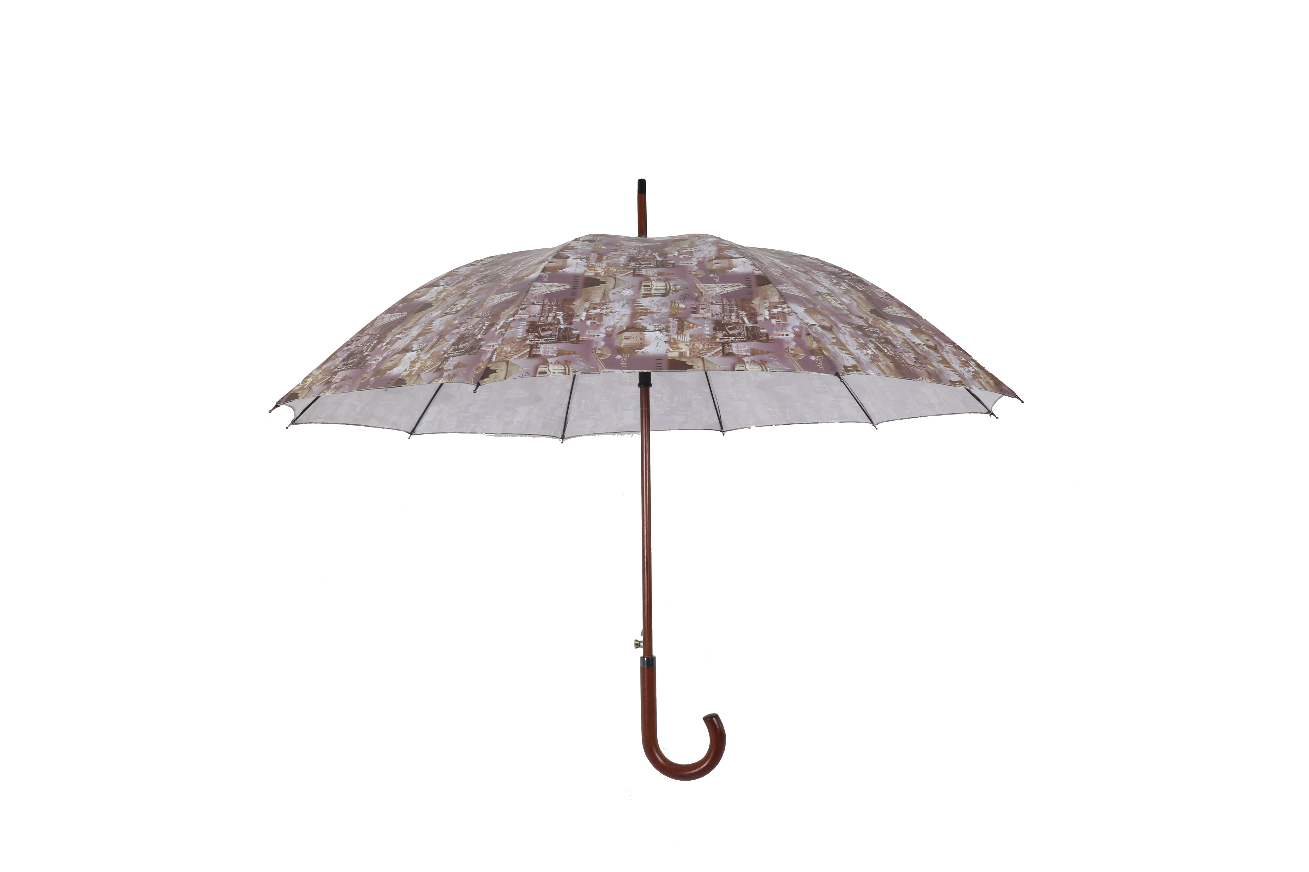 Wood frame umbrella