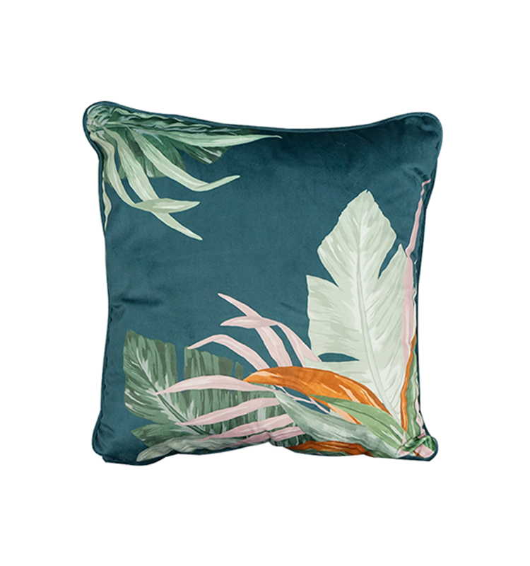Green Printed cushion