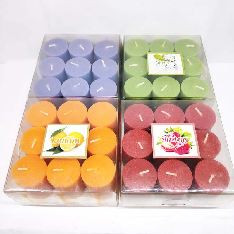 Pillar candle colorful pressing pillar candle paraffin wax soy wax scented
