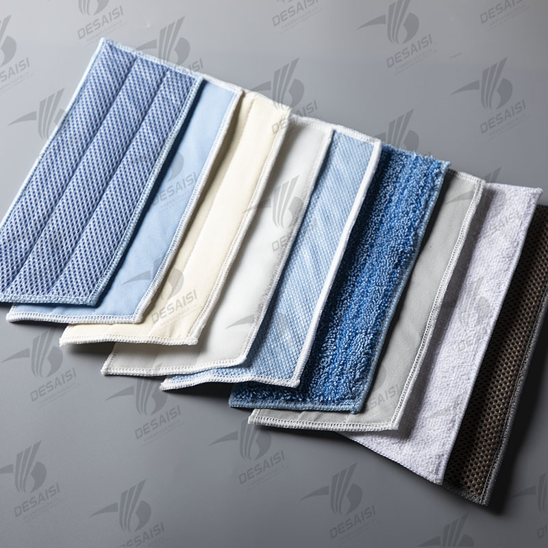 Microfiber cleanroom mop