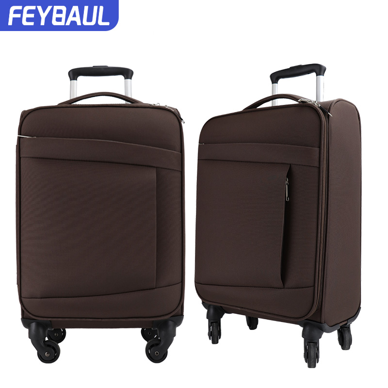 Good quality waterproof Nylon fabric luggage set travelling suitcase bag 3 piece trolley luggage set
