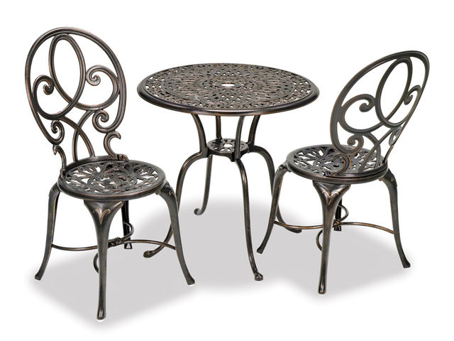 Cast Alum 3pc Bistro Set