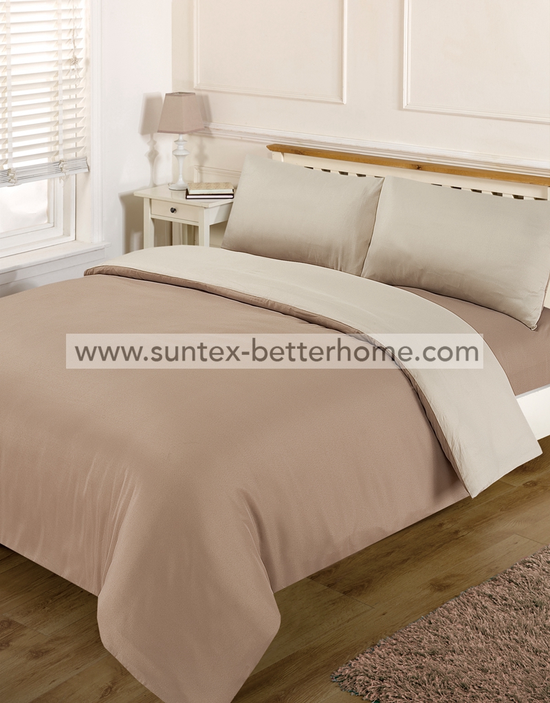 Brushed Microfiber Bedding Set Reversible Duvet Sets Duvet Cover Sets