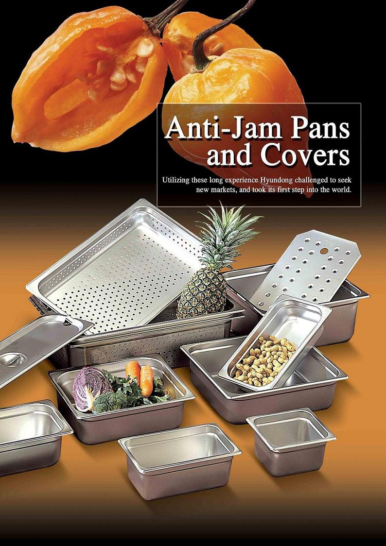Deluxe anti-jamming pans - SUS304 / SUS201