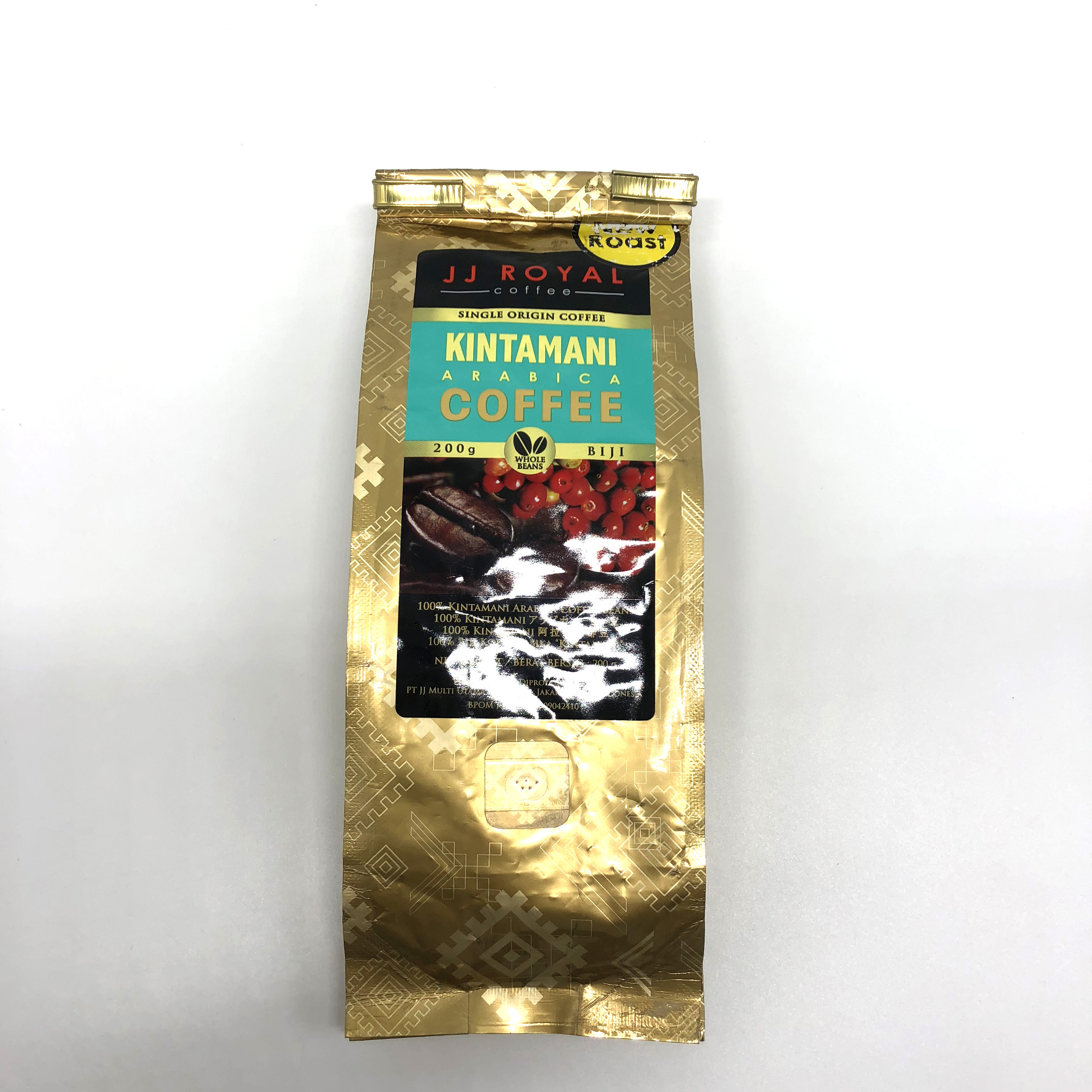 Side gusset coffee bag with Tin Tie & Valve