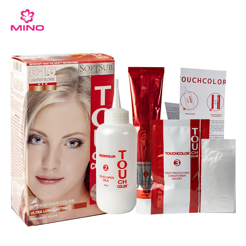 SOFTSUB touchcolor hair color 010 lightest blonde