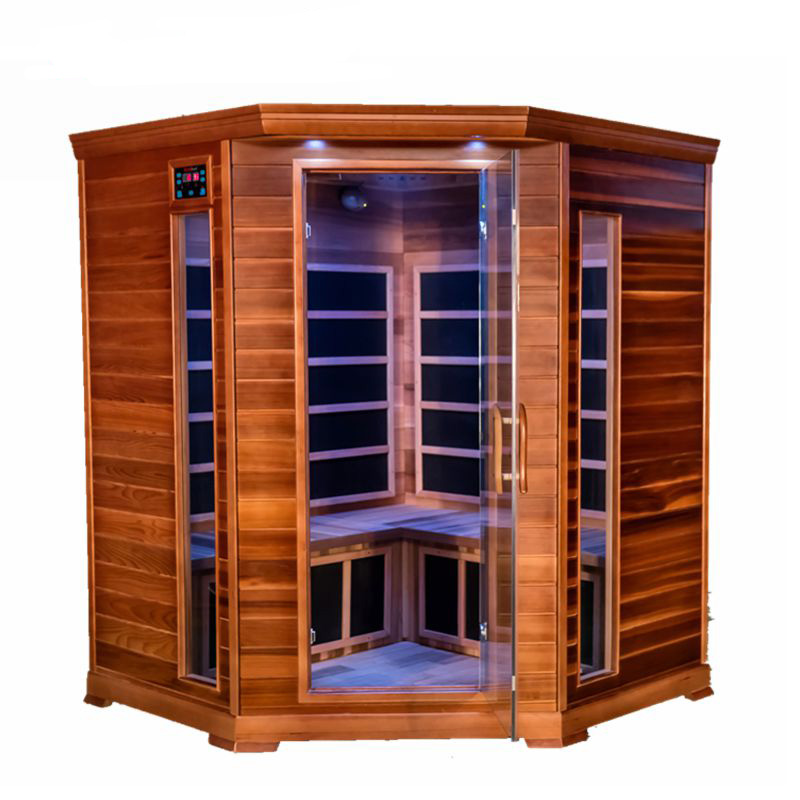 Far infrared Carbon Corner Sauna Room