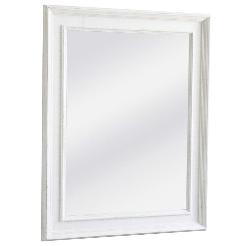 Stone grey frame with flat mirror